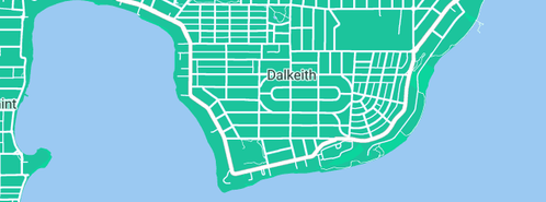 Map showing the location of Eco Plumbing and Gas in Dalkeith, WA 6009