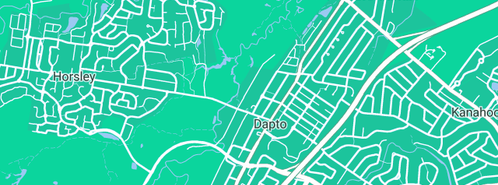 Map showing the location of DCN Plumbing Services in Dapto, NSW 2530