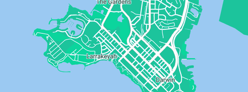 Map showing the location of Ace Plumbing and Gas Services Pty Ltd in Darwin, NT 800