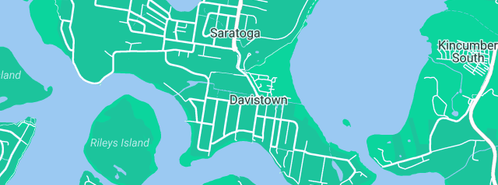 Map showing the location of Bucketts Plumbing and Excavations in Davistown, NSW 2251