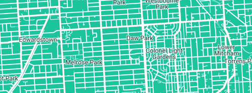 Map showing the location of Ee Warren & Co in Daw Park, SA 5041