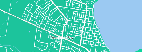 Map showing the location of Pommey Plumbing Pty Ltd in Deception Bay, QLD 4508