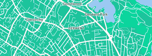 Map showing the location of 20th Century Plumbing in Derwent Park, TAS 7009