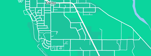 Map showing the location of Boral Energy in Derby, WA 6728