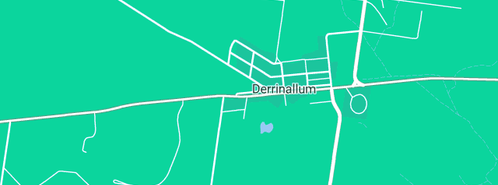 Map showing the location of Poole in Derrinallum, VIC 3325