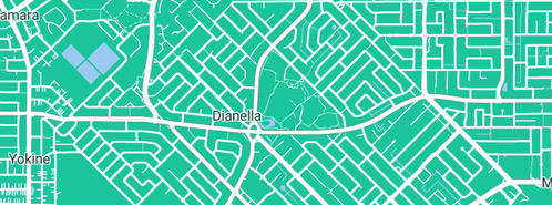 Map showing the location of Dianella Plumbing Contractors in Dianella, WA 6059