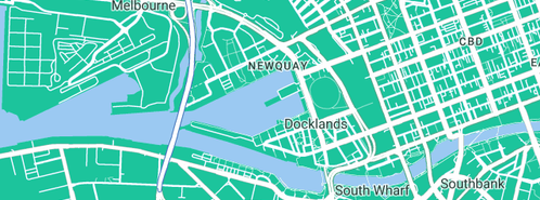 Map showing the location of All Around Plumbing Services in Docklands, VIC 3008