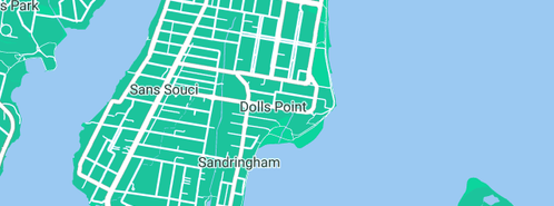 Map showing the location of Triton Plumbing Group in Dolls Point, NSW 2219