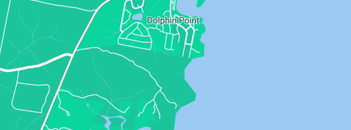 Map showing the location of Dolphin Point Plumbing in Dolphin Point, NSW 2539