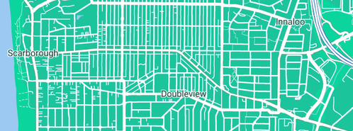 Map showing the location of Stimson G in Doubleview, WA 6018