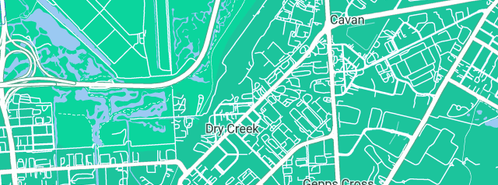 Map showing the location of Directline Drilling in Dry Creek, SA 5094