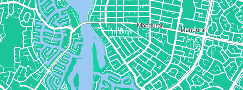 Map showing the location of SDJ Plumbing & Gas in Dudley Park, WA 6210