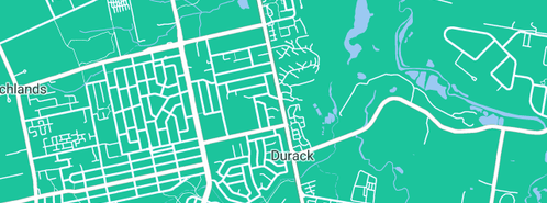 Map showing the location of Darren Dwyer Plumbing & Drainage in Durack, QLD 4077