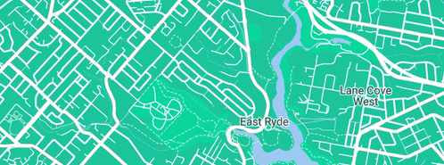 Map showing the location of Pip'n Hot Plumbing in East Ryde, NSW 2113