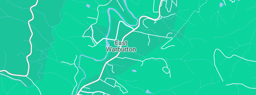 Map showing the location of Yarra Plumbing Services Pty Ltd in East Warburton, VIC 3799