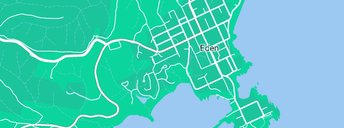 Map showing the location of Lanesbury Plumbing in Eden, NSW 2551