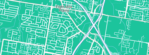 Map showing the location of All Plumbing Services in Eight Mile Plains, QLD 4113