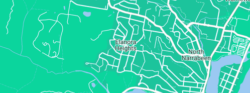 Map showing the location of All Systems Flow Plumbing in Elanora Heights, NSW 2101