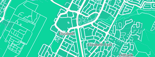 Map showing the location of Adelaide Domestic Earthworks in Elizabeth, SA 5112