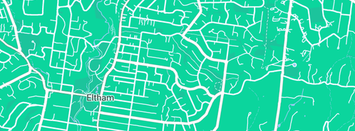 Map showing the location of No Doubt Plumbing in Eltham, VIC 3095