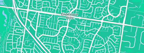 Map showing the location of PETER J MCNIFF PLUMBER & GASFITTER in Endeavour Hills, VIC 3802