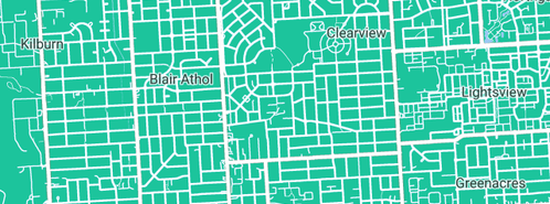 Map showing the location of Nigel Knight Plumbing Gasfitting in Enfield, SA 5085