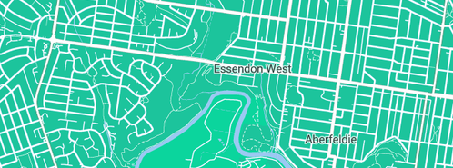 Map showing the location of Waddell W J in Essendon West, VIC 3040