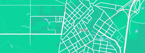 Map showing the location of P & J Penman P/L in Euroa, VIC 3666