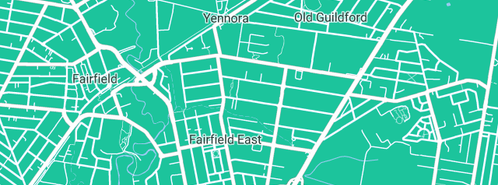 Map showing the location of Dynamic Flow Plumbing in Fairfield East, NSW 2165