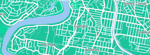 Map showing the location of Elliot WJ Plumbing Services in Fairfield, QLD 4103