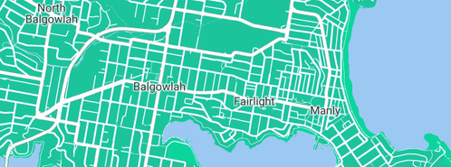 Map showing the location of Plumber Fairlight in Fairlight, NSW 2094