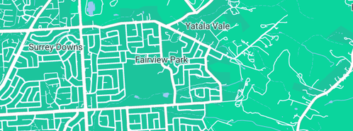 Map showing the location of Grg Gasfitters Pty Ltd in Fairview Park, SA 5126