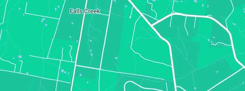 Map showing the location of Mark Luscombe Plumbing Pty Ltd in Falls Creek, NSW 2540