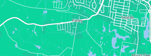 Map showing the location of Subat Plumbing Services in Farley, NSW 2320