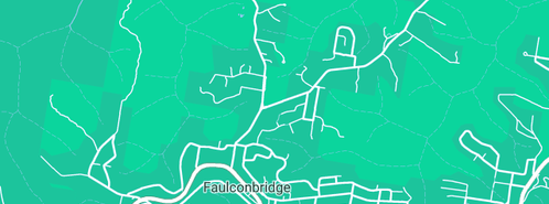 Map showing the location of Mountain Wide Plumbing in Faulconbridge, NSW 2776