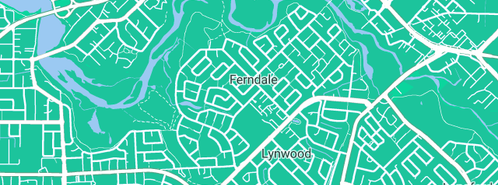 Map showing the location of Baile's Plumbing Service Pty Ltd in Ferndale, WA 6148