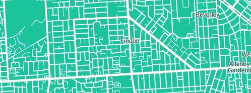 Map showing the location of Frog Plumbing in Findon, SA 5023