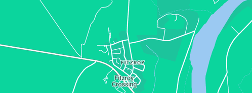 Map showing the location of Collard Plumbing and Gas in Fitzroy Crossing, WA 6765