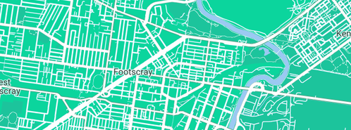 Map showing the location of Jim's Plumbing Footscray in Footscray, VIC 3011