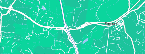 Map showing the location of Makesafe Roofing & Plumbing in Forest Glen, QLD 4556