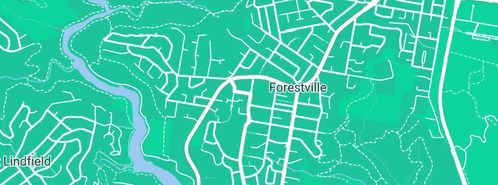 Map showing the location of Northside Master Plumbing in Forestville, NSW 2087