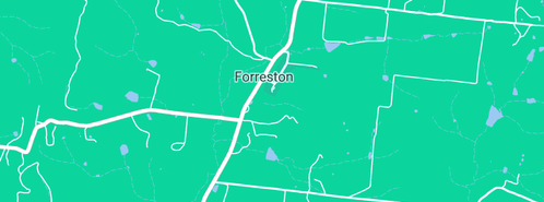 Map showing the location of Hutt Plumbing in Forreston, SA 5233