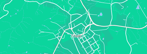 Map showing the location of B.Y. Plumbing Gippsland in Foster, VIC 3960