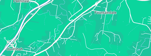 Map showing the location of Dando Plumbing Solutions in Fountaindale, NSW 2258