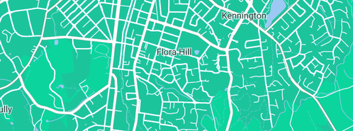 Map showing the location of Jaycee Plumbing and Gas Fitting in Flora Hill, VIC 3550