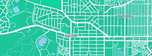 Map showing the location of A. ABA & AMP Plumbing & Gas in Floreat, WA 6014