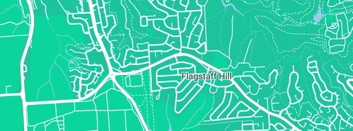 Map showing the location of Mutton & Son Plumbing in Flagstaff Hill, SA 5159