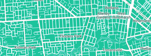 Map showing the location of Horsman Plumbing Pty Ltd in Flinders Park, SA 5025