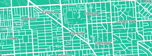 Map showing the location of Trainee & Apprentice Placement Service Inc. in Frewville, SA 5063