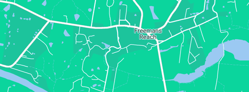 Map showing the location of Holz Plumbing & Gas in Freemans Reach, NSW 2756